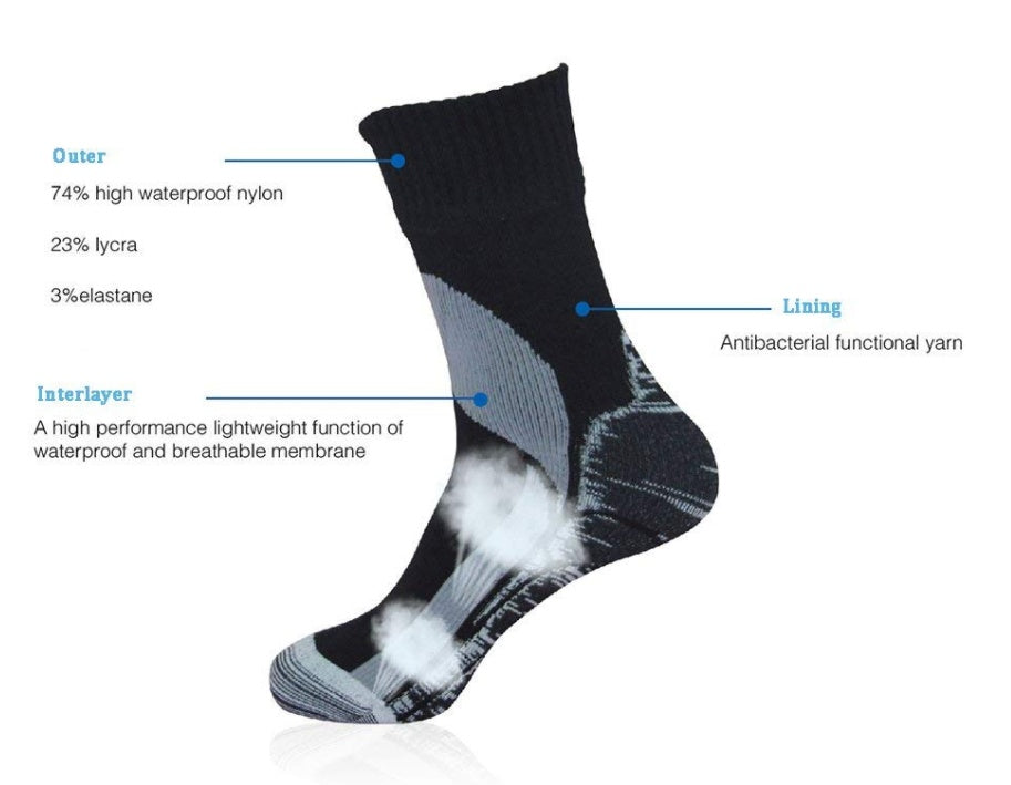 Knitted Warm, Breathable, Waterproof Socks, Outdoor Sports S'socks