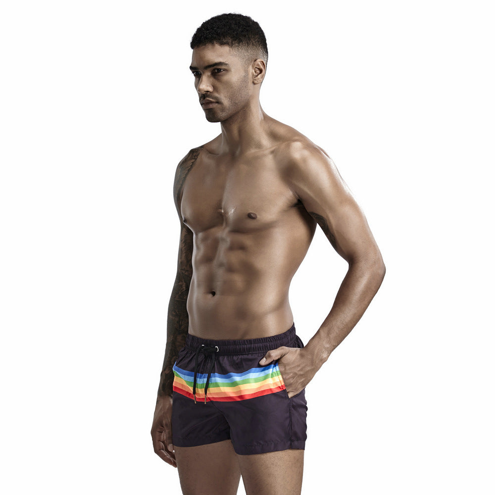 Loose Running Sports Fitness Three-quarter Pants With Inner Lining Can