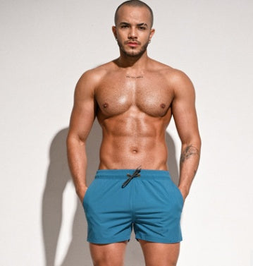Fashion Casual Four-Way Stretch Loose Swimming Shorts